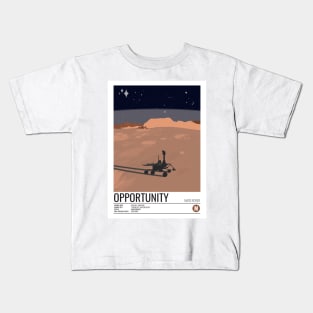 Mars Opportunity Rover Kids T-Shirt